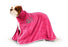 Dry Dude Hot Pink Handtuch für Hunde und Katzen